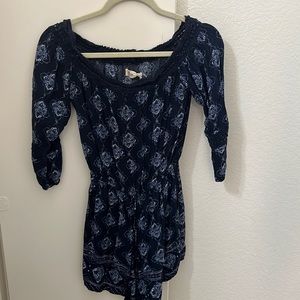 Hollister Blue Romper